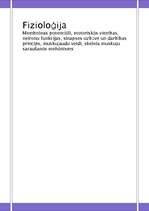 Konspekts 'Fizioloģija', 1.