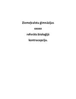 Konspekts 'Kontracepcija', 1.