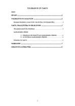 Konspekts 'Tolerance un takts', 1.