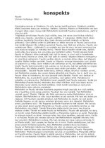 Konspekts 'J.V.Gēte "Fausts" saturs', 1.