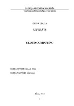 Konspekts 'Mākoņskaitļošana', 1.