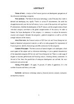 Diplomdarbs 'Informācijas tehnoloģiju nozares uzņēmumu finansiālā stāvokļa analīze un attīstī', 3.