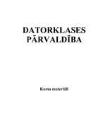 Referāts 'Datorklases pārvaldība', 1.