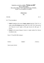 Paraugs 'Rīkojumi', 1.