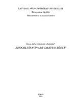 Referāts 'Nodokļu īpatsvars valsts budžetā', 1.