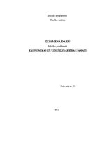Paraugs 'Ekonomikas un uzņēmējdarbības pamati', 1.