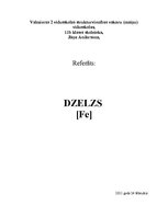 Referāts 'Dzelzs', 1.