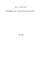 Eseja 'Tiesiskā kultūra mūsdienu sabiedrībā', 1.