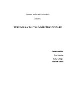 Referāts 'Tūrisms kā tautsaimniecības nozare', 1.