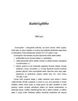 Referāts 'Kultūrizglītība', 1.