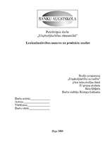 Referāts 'Lauksaimniecības nozares un produktu analīze', 1.