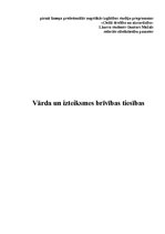 Referāts 'Vārda un izteiksmes brīvības tiesības', 1.