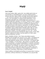 Konspekts 'Hipiji', 1.