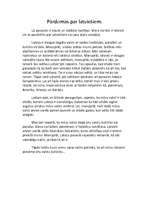 Eseja 'Pārdomas par latviešiem', 1.