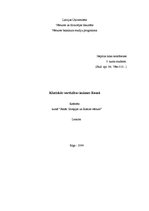 Referāts 'Klasiskās verdzības iezīmes Romā', 1.