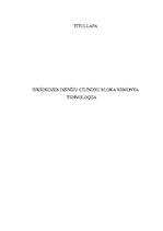 Referāts 'Iekšdedzes dzinēju cilindru bloka remonta tehnoloģija', 1.