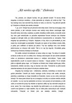 Eseja '"Kā vardes ap dīķi." Sokrats', 1.