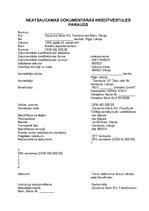 Paraugs 'Specimen of Irrevocable Letter of Credit', 2.