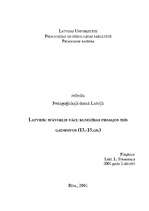 Referāts 'Latviešu stāvoklis vācu kundzības pirmajos trīs gadsimtos (13.-15.gs.)', 1.