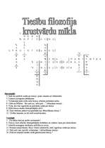 Konspekts 'Krustvārdu mīkla - tiesību filosofija, sodu teorijas', 1.