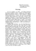 Eseja 'Recenzija izrādei "Meža gulbji"', 1.