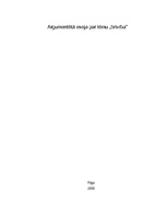 Eseja 'Argumentētā eseja par brīvību', 1.