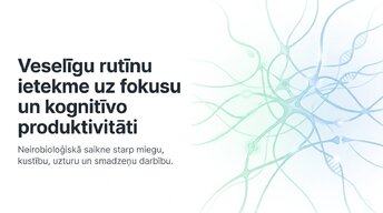Prezentācija 'Veselīgu rutīnu ietekme uz fokusu un kognitīvo produktivitāti', 1.