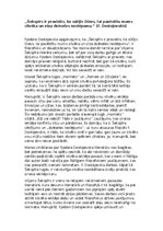 Eseja '"Šekspīrs ir pravietis, ko sūtījis Dievs, lai pavēstītu mums cilvēka un viņa dvē', 1.