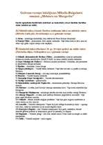 Konspekts 'Galveno varoņu iedalījums Mihaila Bulgakova romānā „Meistars un Margarita”', 1.