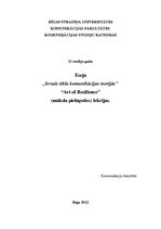 Eseja 'Ievads tīklu komunikācijas teorijā', 1.