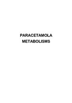Referāts 'Paracetamola metabolisms', 1.