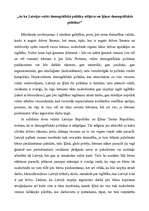 Eseja 'Problēma - demogrāfija Latvijā un Ķīnā', 1.