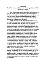 Eseja 'Apstākļu vara pār cilvēku un spēja tiem pretoties Rūdolfa Blaumaņa novelēs', 1.