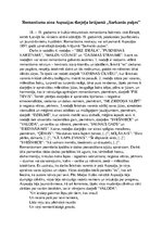 Eseja 'Romantisma aina Aspazijas dzejoļu krājumā "Sarkanās puķes"', 1.