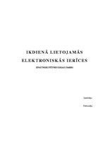 Referāts 'Ikdienā lietojamās elektroniskās ierīces', 1.