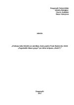 Referāts 'Paula Bankovska stāsta "Pagarinātās dienas grupa" analīze', 1.