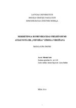 Diplomdarbs 'Mārketinga komunikācijas pielietojums atjaunotā basketbola kluba "VEF Rīga" zīmo', 1.