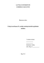 Diplomdarbs 'Civilprocesa likuma 50.nodaļā noteiktajā kārtībā izpildāmās saistības', 1.