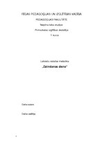 Paraugs 'Dzimšanas diena', 1.