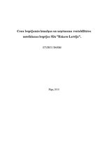Referāts 'Cenu iespējamās izmaiņas un uzņēmuma rentabilitātes noteikšanas iespējas SIA "Es', 1.