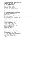 Eseja 'A Poem I Wrote about Love', 1.