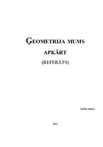 Referāts 'Ģeometrija mums apkārt', 1.