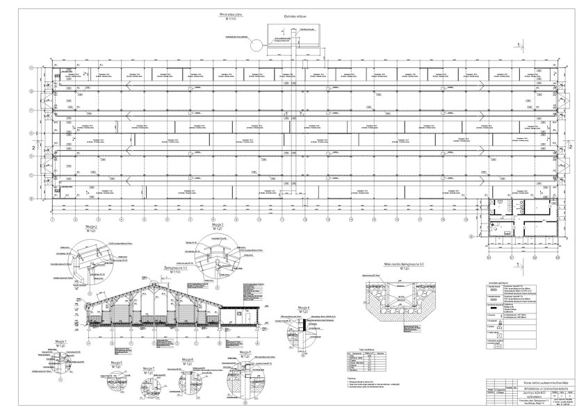 Referāts 'Lauksaimniecības ēka - jaunlopu kūts 400 dzīvniekiem', 17.