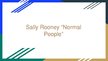 Prezentācija 'Sally Rooney "Normal People" Presentation about a book', 1.