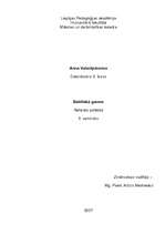 Konspekts 'Estētiskā gaume', 1.