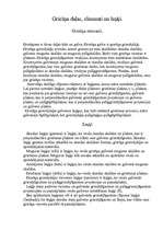 Konspekts 'Griežņa daļas, lenķi, elementi, veidi, asināšana', 1.