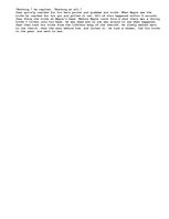 Eseja 'Horror/Comedy Story', 2.