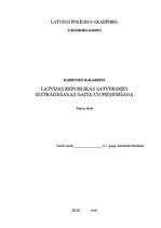 Referāts 'Latvijas Republikas Satversmes izstrādāšanas un pieņemšanas gaita', 1.