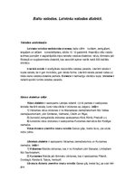 Konspekts 'Baltu valodas', 1.