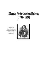 Referāts 'Džordžs Gordons Noels Bairons', 1.